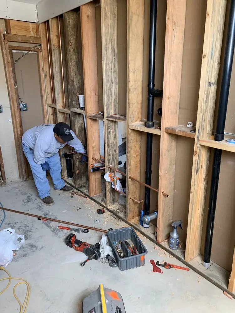 Commercial rough-in plumbing for Gas Line Repair in Washington-Rosedale